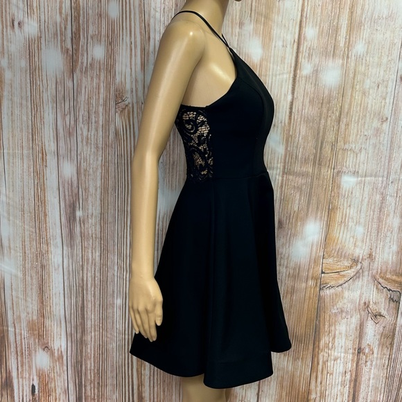 My Michelle Black Halter Neck Mini‎ Dress - Picture 6 of 9